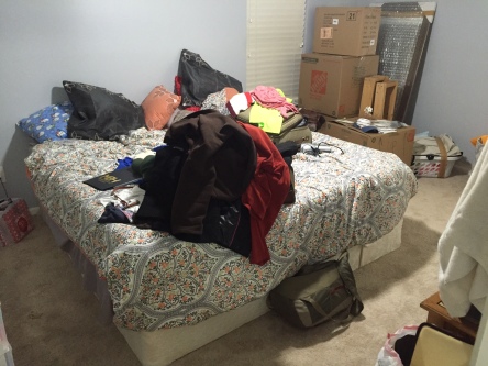 master bedroom mess